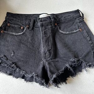 A&F black shorts
